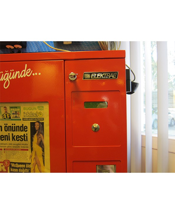 Gazete Satış Otomatı Makinesi